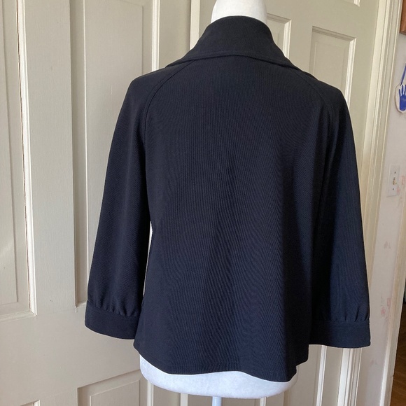 Double Breasted Jacket w Gathered Cuffs Travel Collection NEW NEVER WORN - Picture 5 of 16